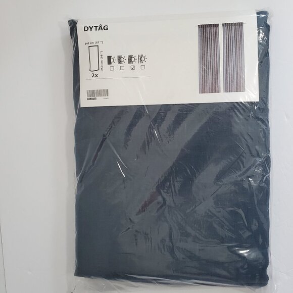 IKEA Other - Window curtain Dark Teal Color two panel
